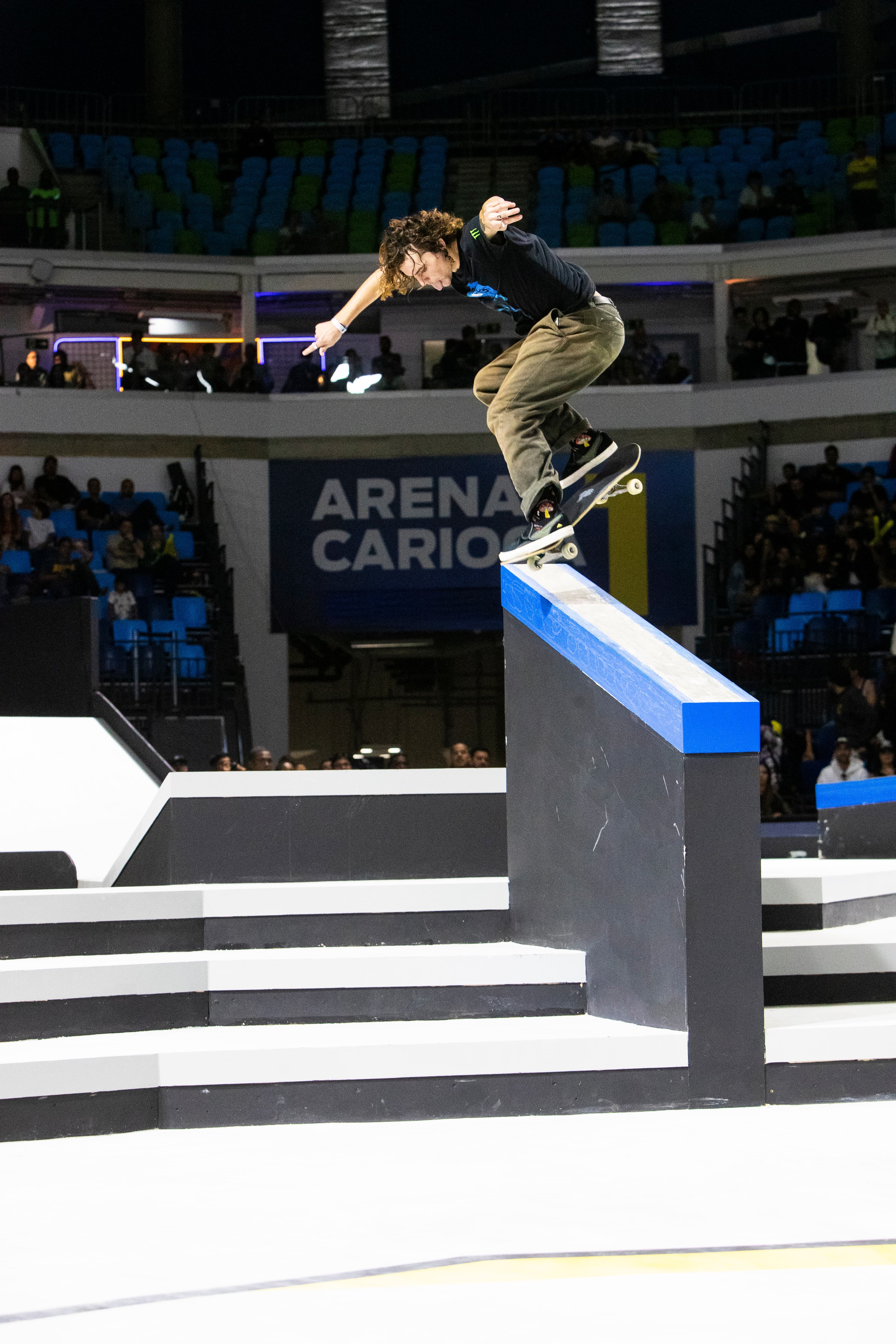 SLS skateboarding action